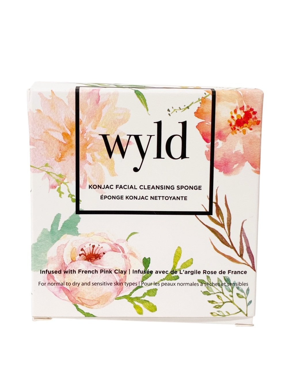 WYLD Konjac Facial Cleansing Sponge Skincare NEW